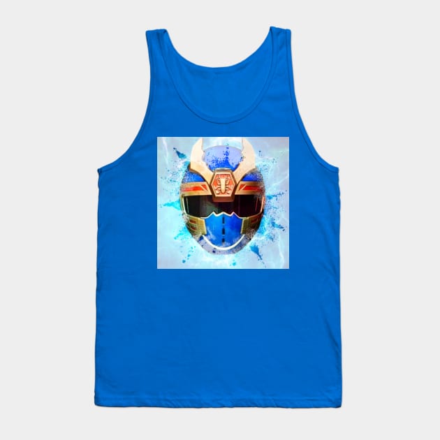 NAVY BLUE RANGER IS THE GOAT NINJA STORM Tank Top by TSOL Games